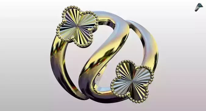 Magic Alhambra Between the Finger ring