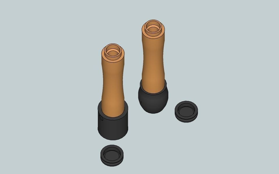 Chinese Type 67 grenade replica assortments Printable Ver 3D print model_3