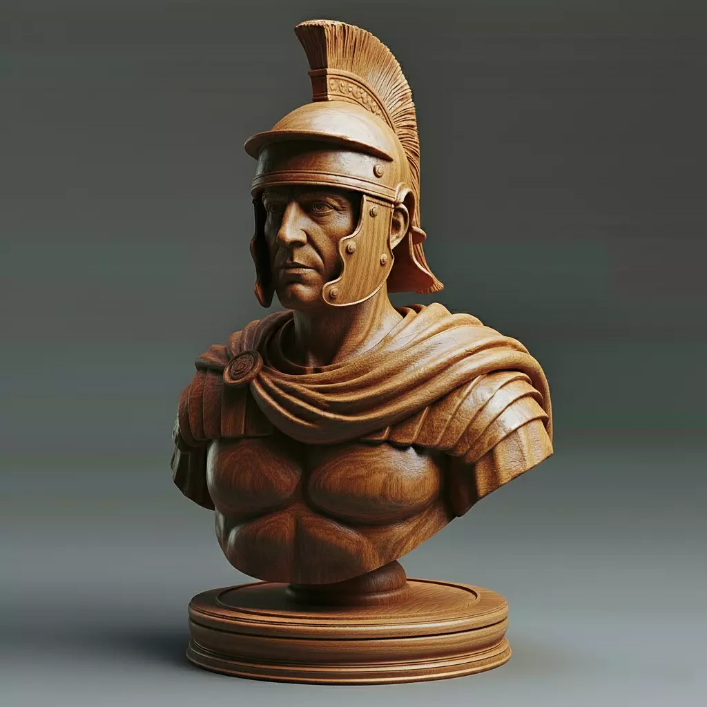 Ancient Roman Army General Chess Piece 3D print model