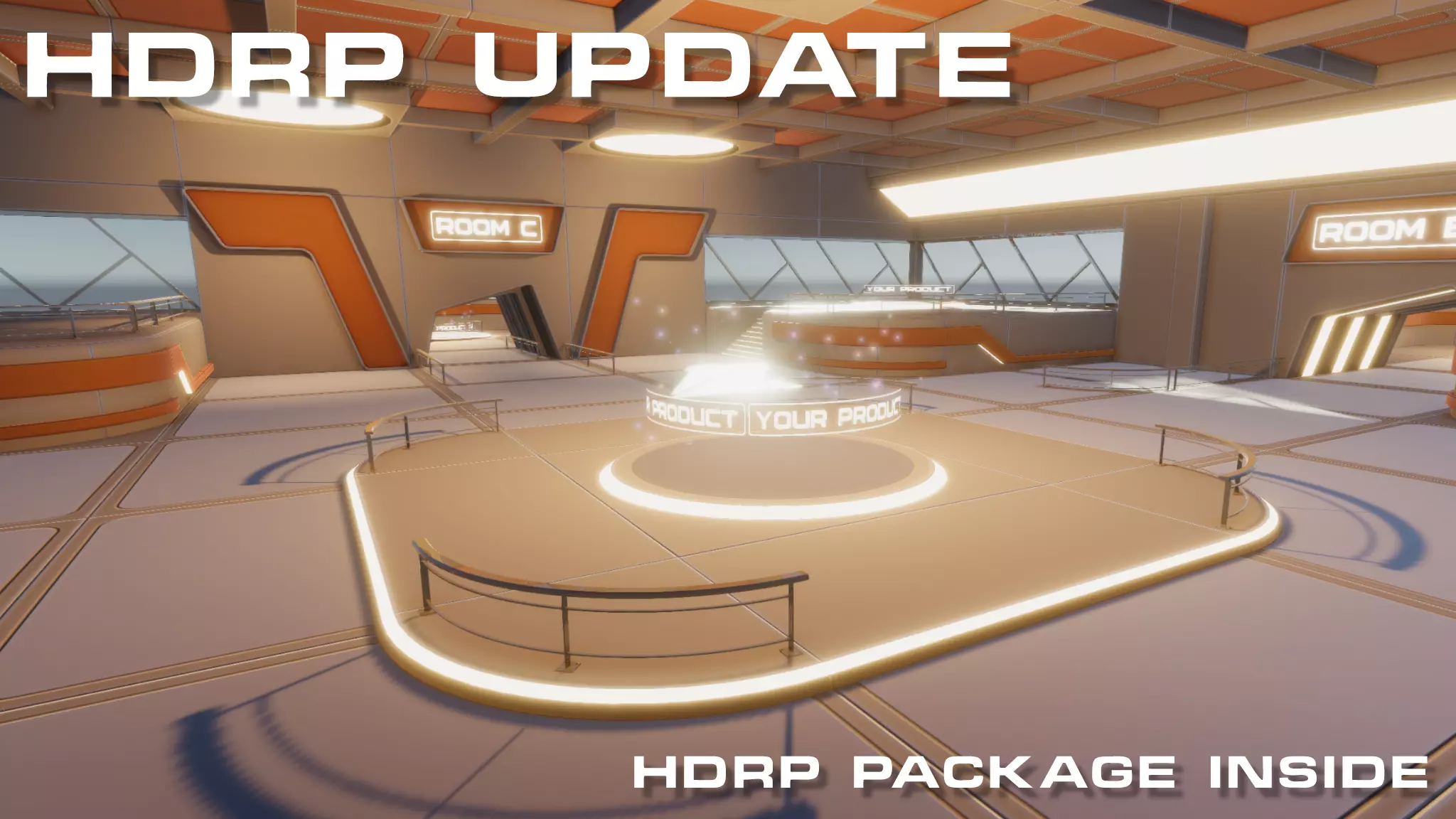 3D Showroom Level Kit Vol 3 Low-poly 3D model_0