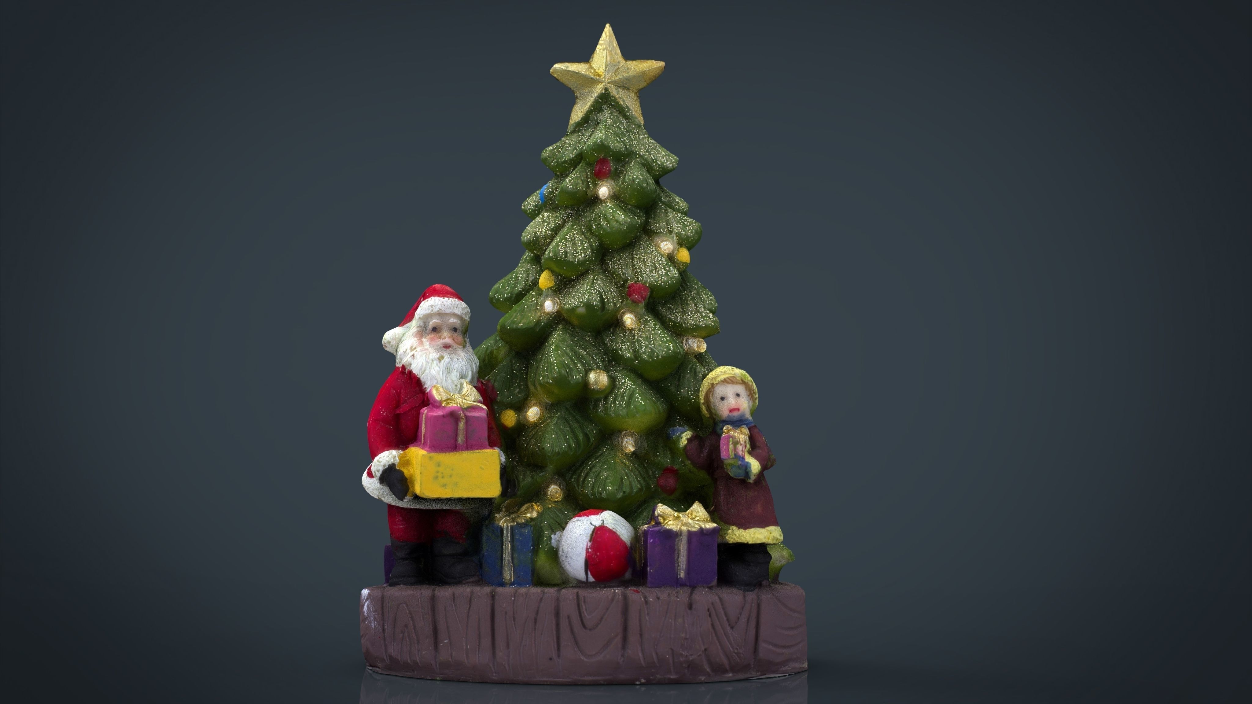 CHRISTMAS ORNAMENTS PACK Low-poly 3D model_15