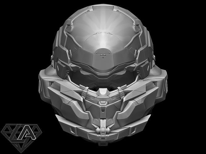 Halo locus helmet 3D print model