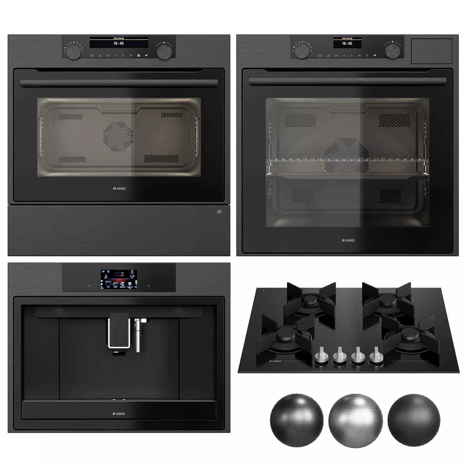 Built-in kitchen appliances Asko 03 3D model
