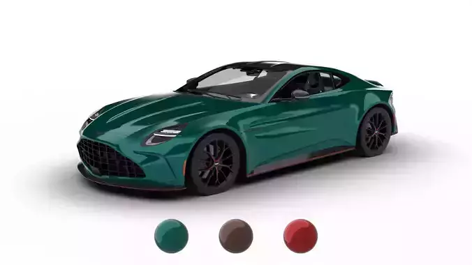 Aston Martin Vantage S 2026 3d model 3D model