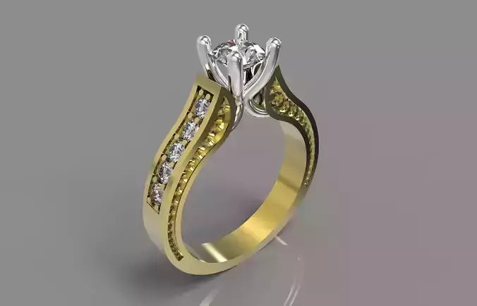 Women ring with diamond