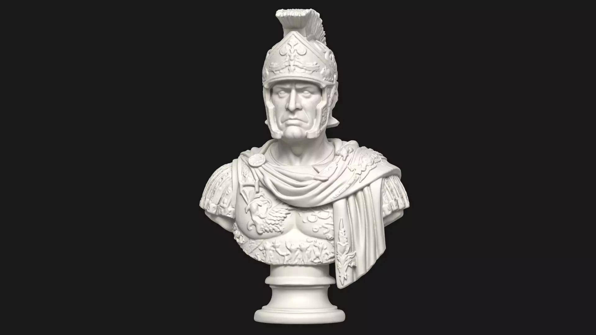 Julius Caesar Bust 02 3D print model