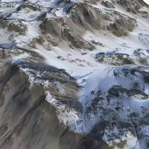 Landscape 142 Low-poly 3D model