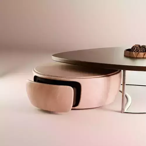 Modern Dual-Level Coffee Table