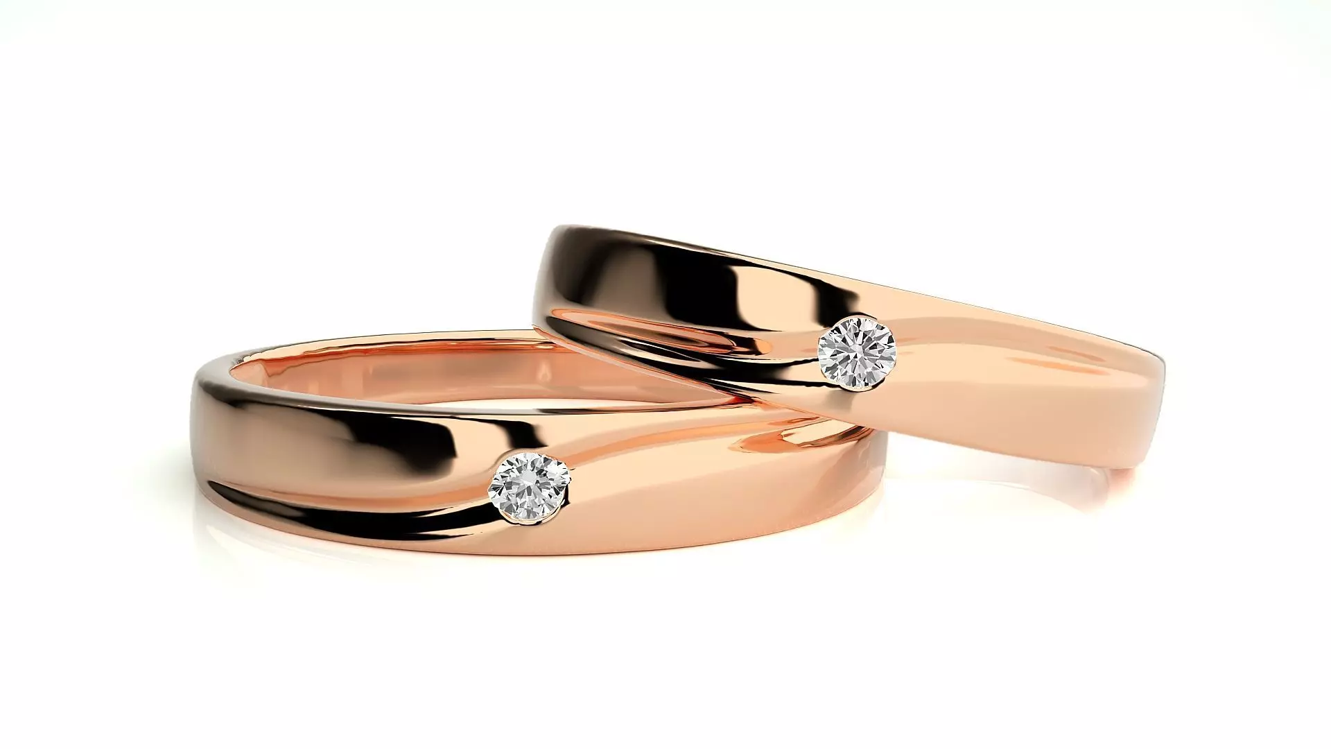 Couple Ring 106 3D print model