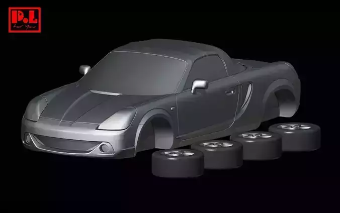 Toyota MR2 W30 Toyota MR-S Spyder Roadster 1999-2007 3D print model