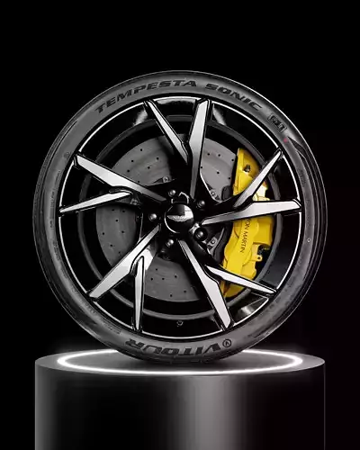 Vitour Tempesta Sonic 285 30 ZR21 3D model 7
