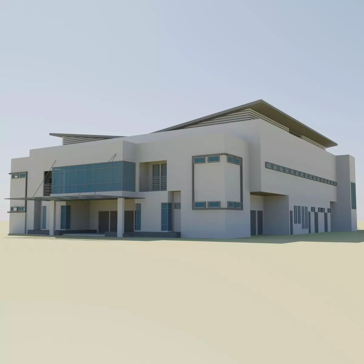 Sport Hall 3D model