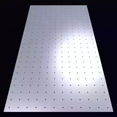 Perforated panel with 1 percent opening 25O107