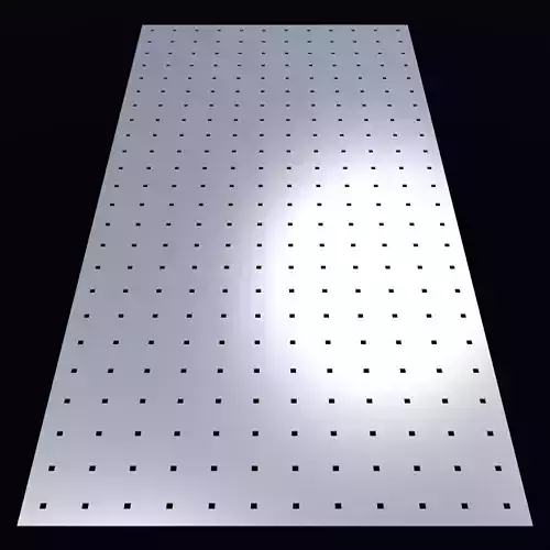 Perforated panel with 2 percent opening 25O108
