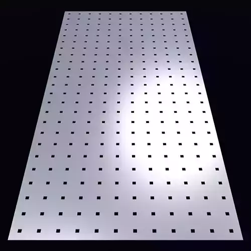 Perforated panel with 4 percent opening 25O109