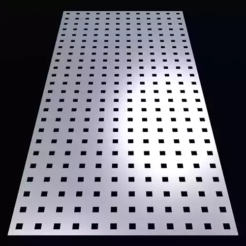 Perforated panel with 12 percent opening 25O112