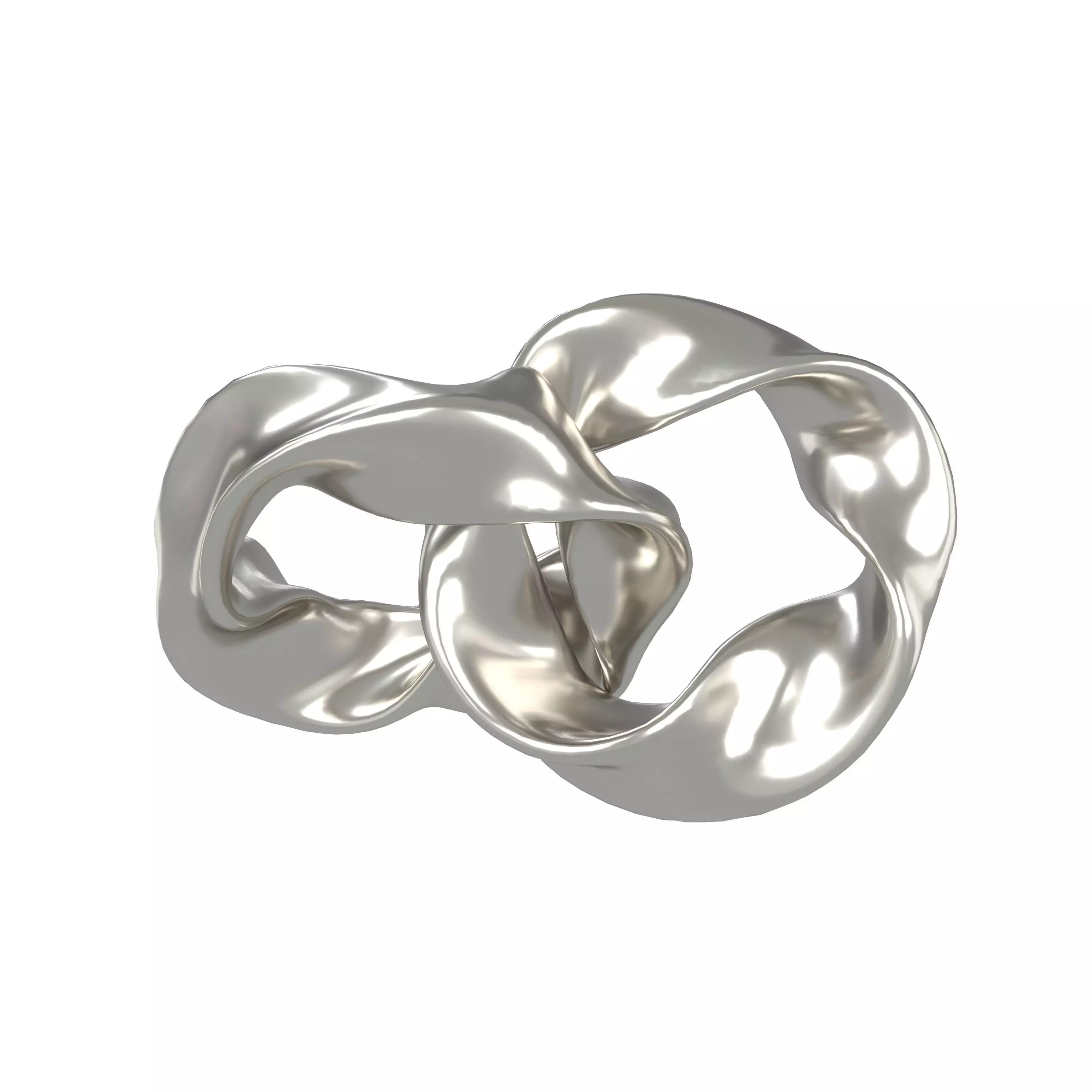 Abstract Ring Shape V2 002 Low-poly 3D model