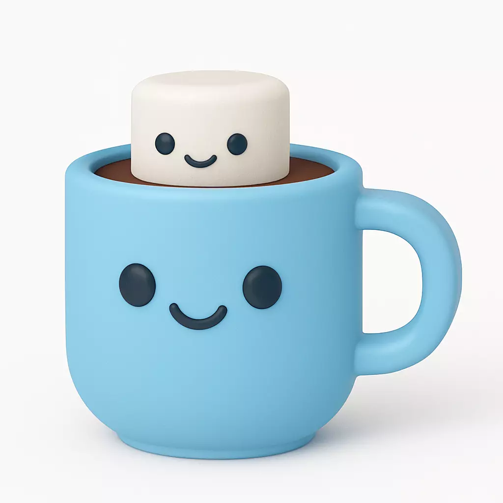 Mini Hot Cocoa Mug Buddy 3D print model