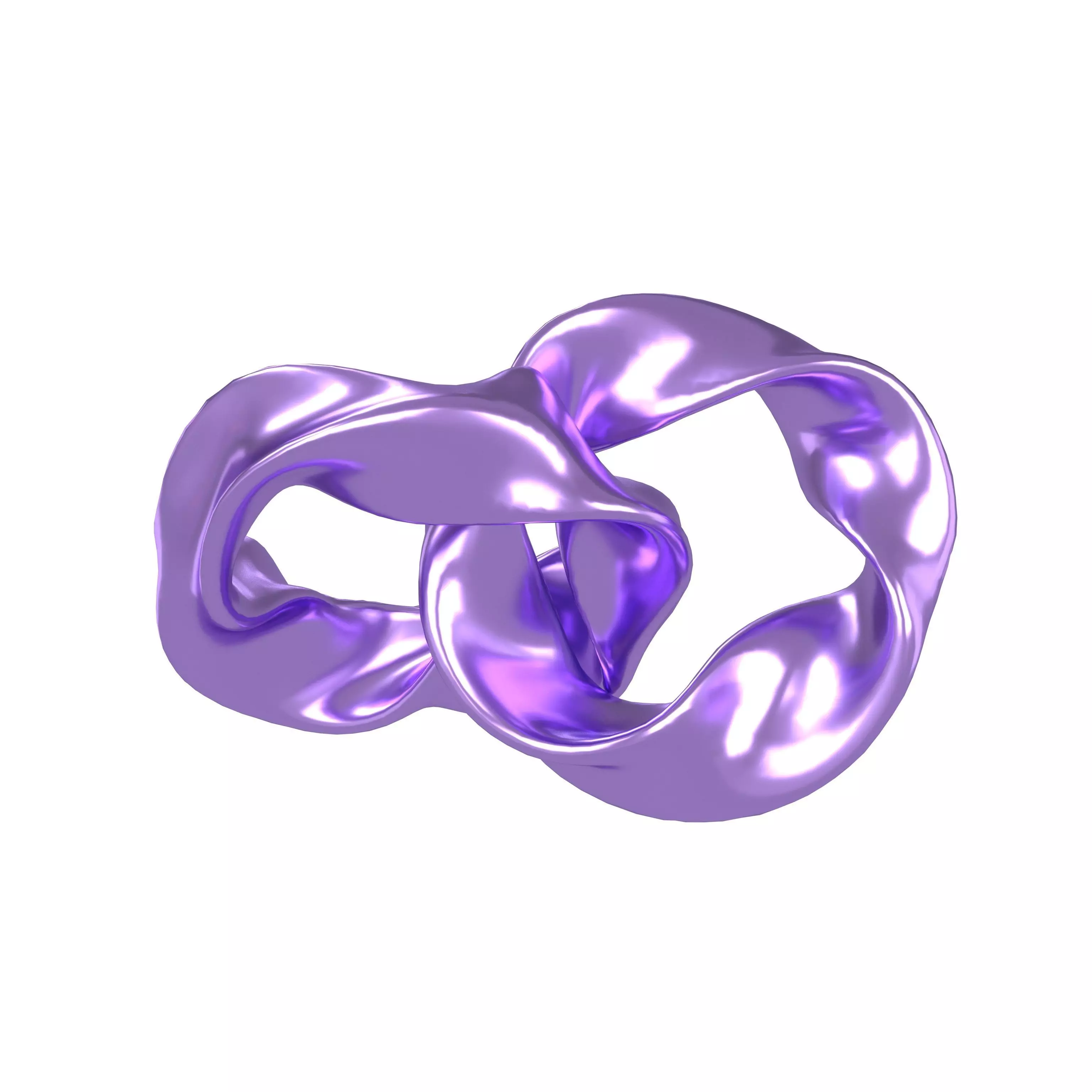 Abstract Ring Shape V2 005 Low-poly 3D model