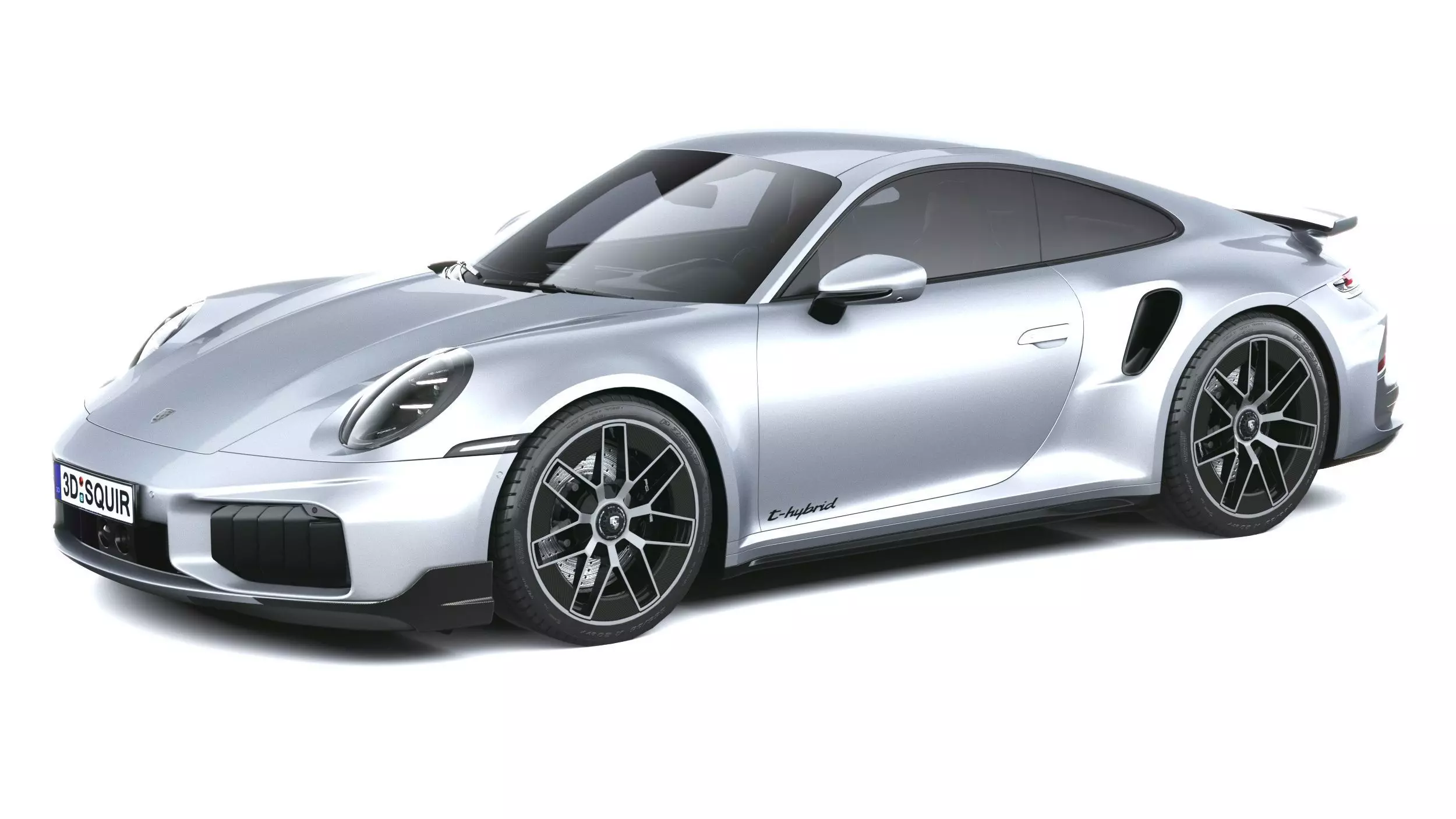 Porsche 911 Turbo S Coupe Aero 2026 LowPoly Low-poly 3D model