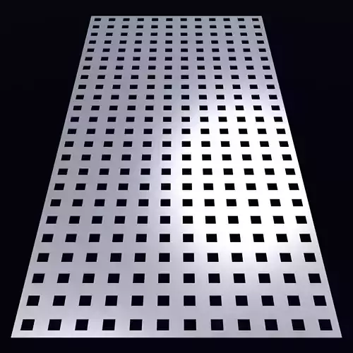 Perforated panel with 20 percent opening 25O114