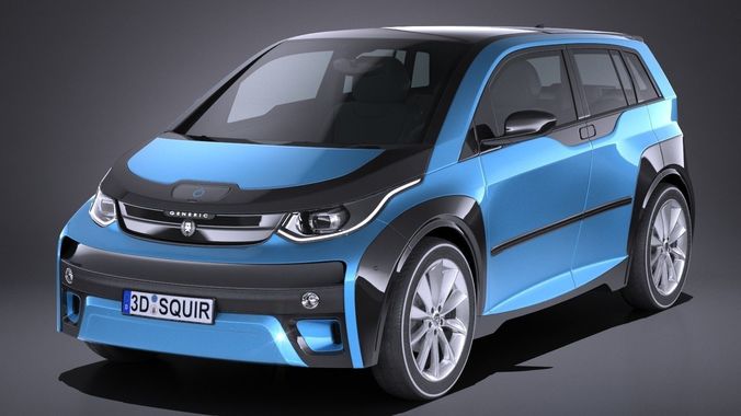 Generic Electric Car 2017 3D model