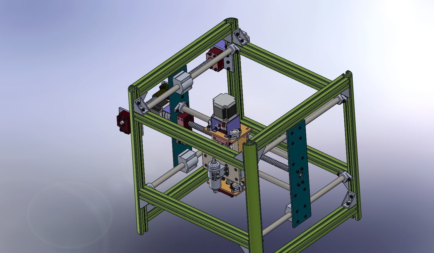 mini CNC machine 3D model | CGTrader