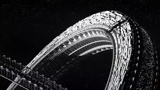 Space-station - Original design 3D model