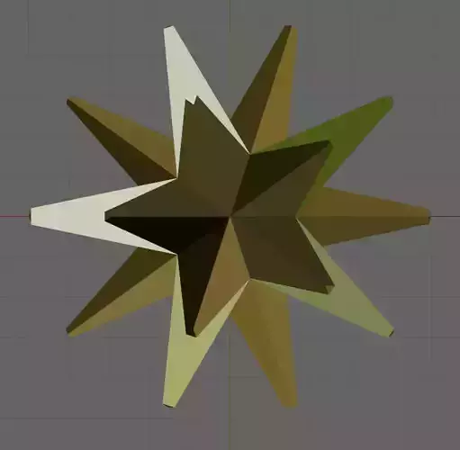 Christmas tree star Free 3D print model