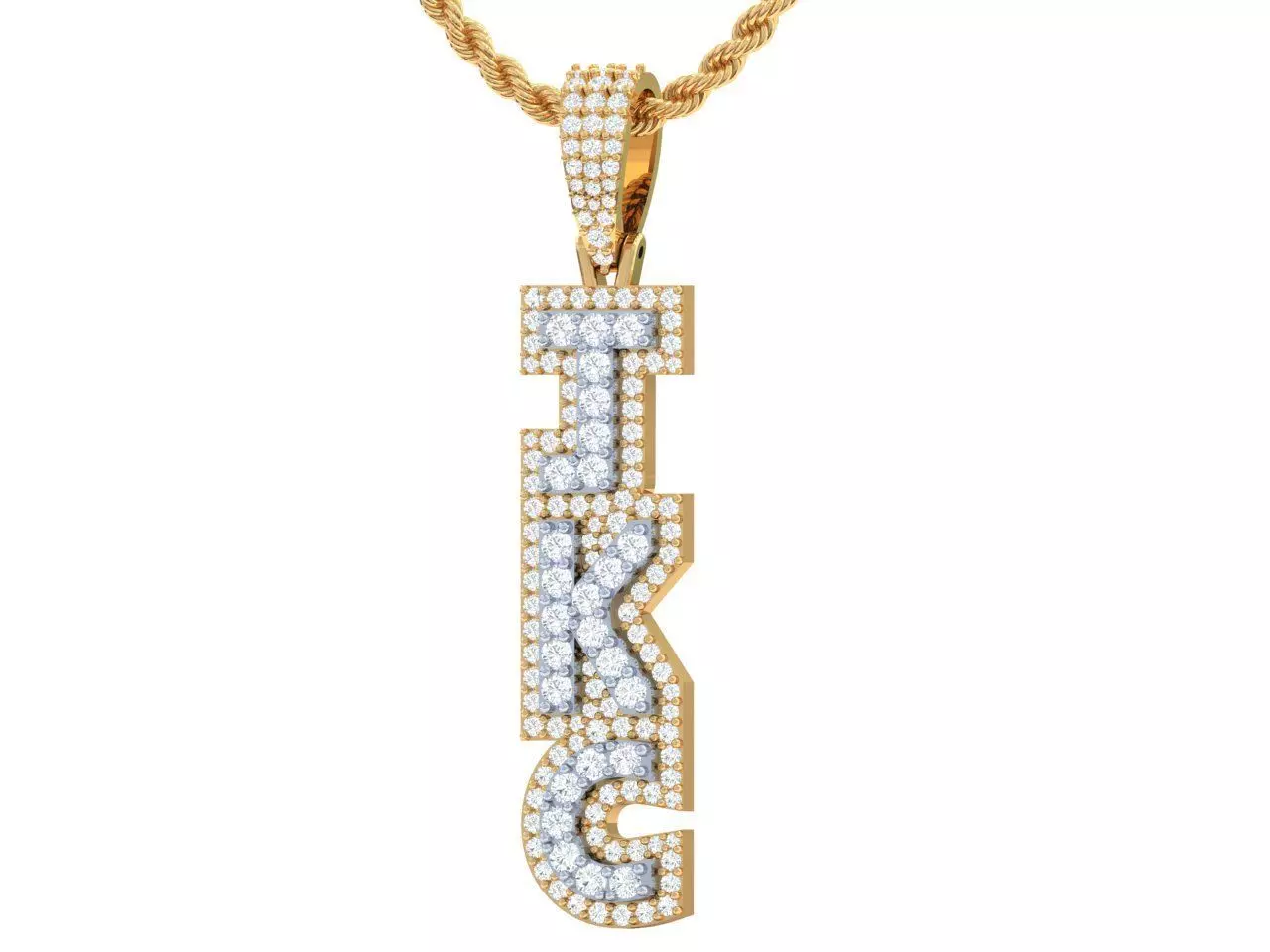 Hip Hop Name Pendant 3D print model 3D print model