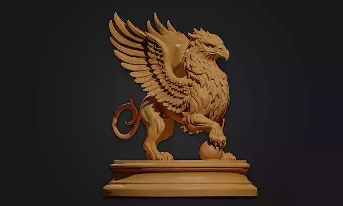 Mythical Griffin Statue