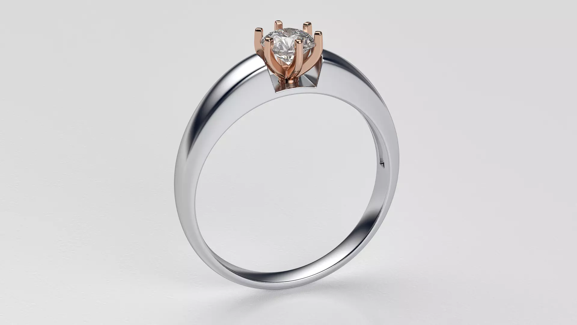 Diamond ring 3D print model