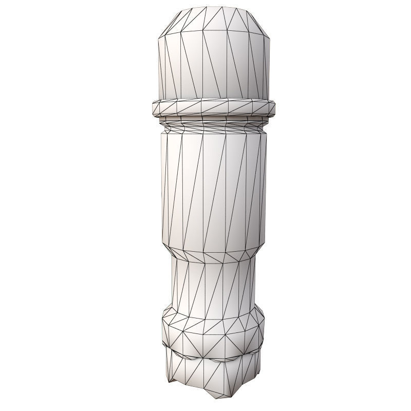 Grenades fire extinguisher Low-poly 3D model_4