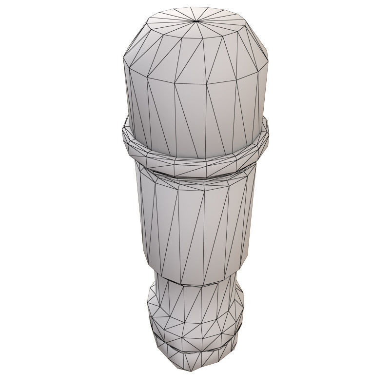 Grenades fire extinguisher Low-poly 3D model_5