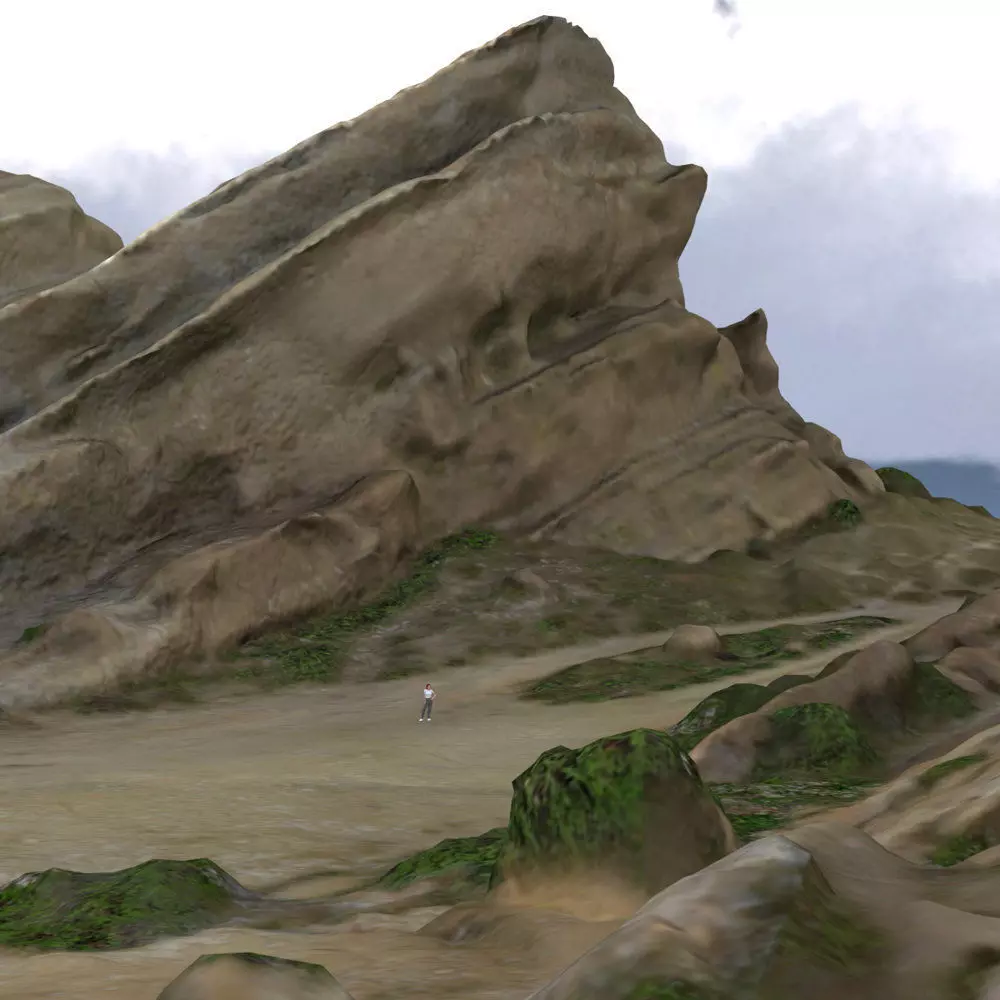 Vasquez Rocks in multiple formats 3D model