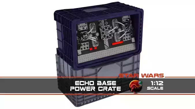 Echo Base Power Crate 1-12 scale Blackseries