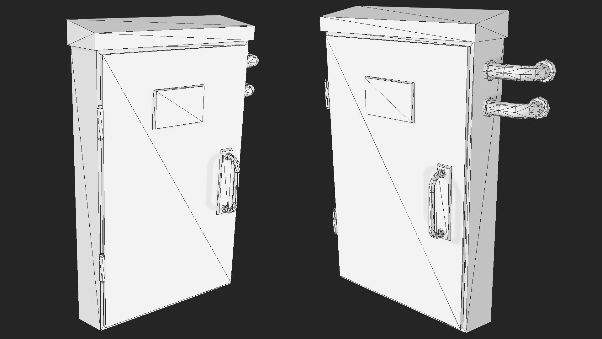 Utility Boxes Pack Low-poly 3D model_22