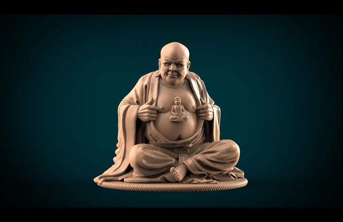 Buddhist02 buddha statue 3D model