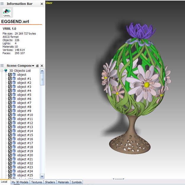 Easter decoration for the interior 3D print model_2