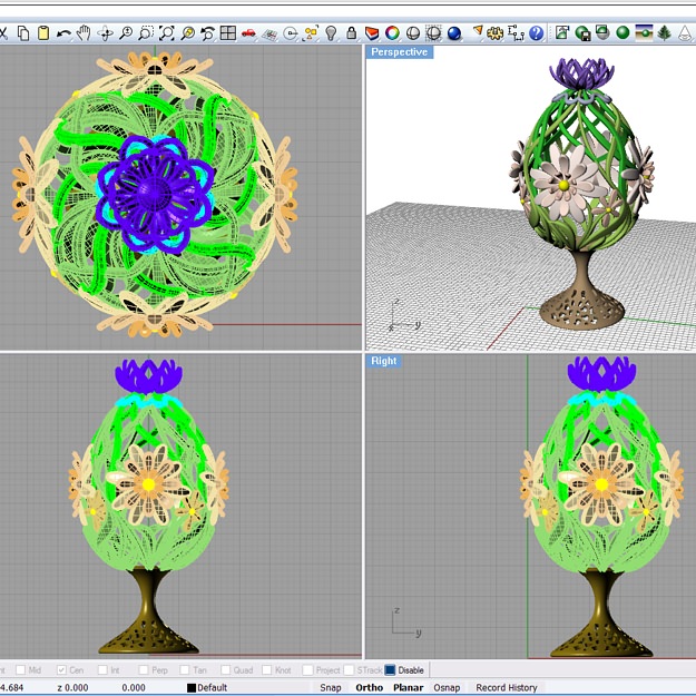 Easter decoration for the interior 3D print model_6