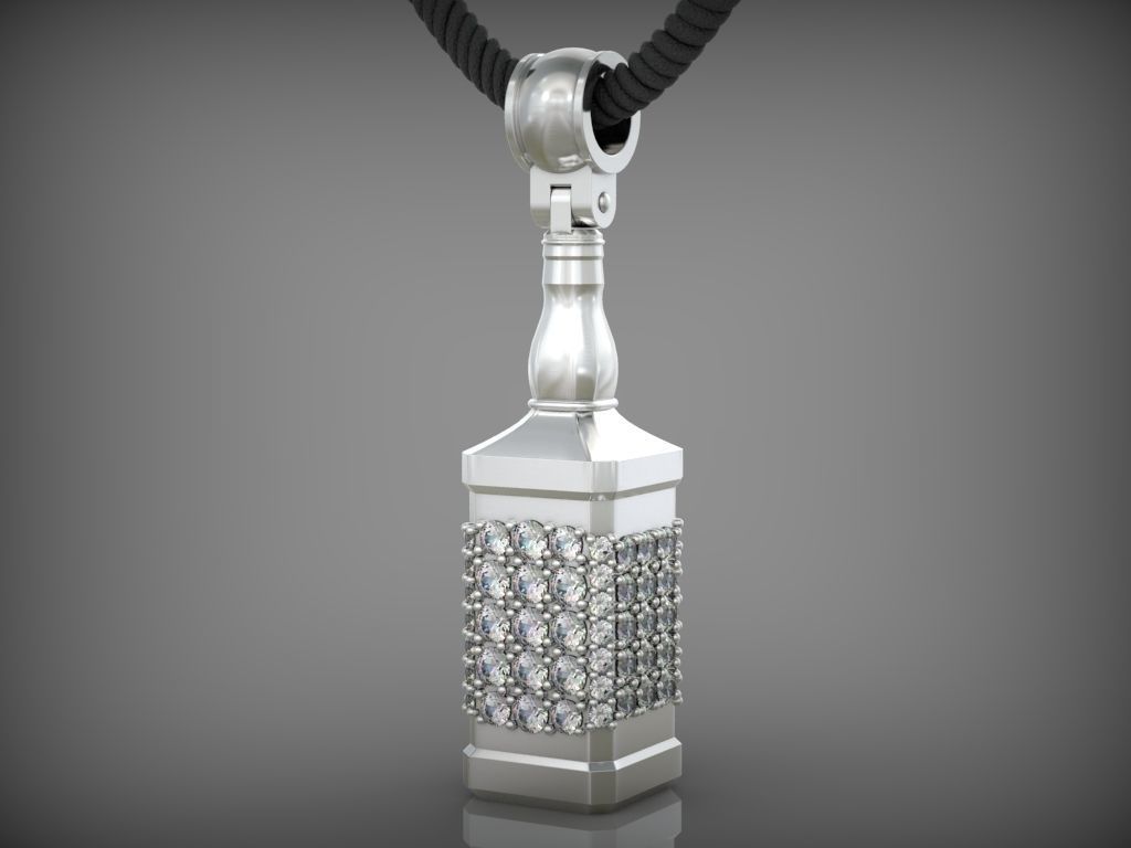 Pendant Bottle 1 3D print model_1