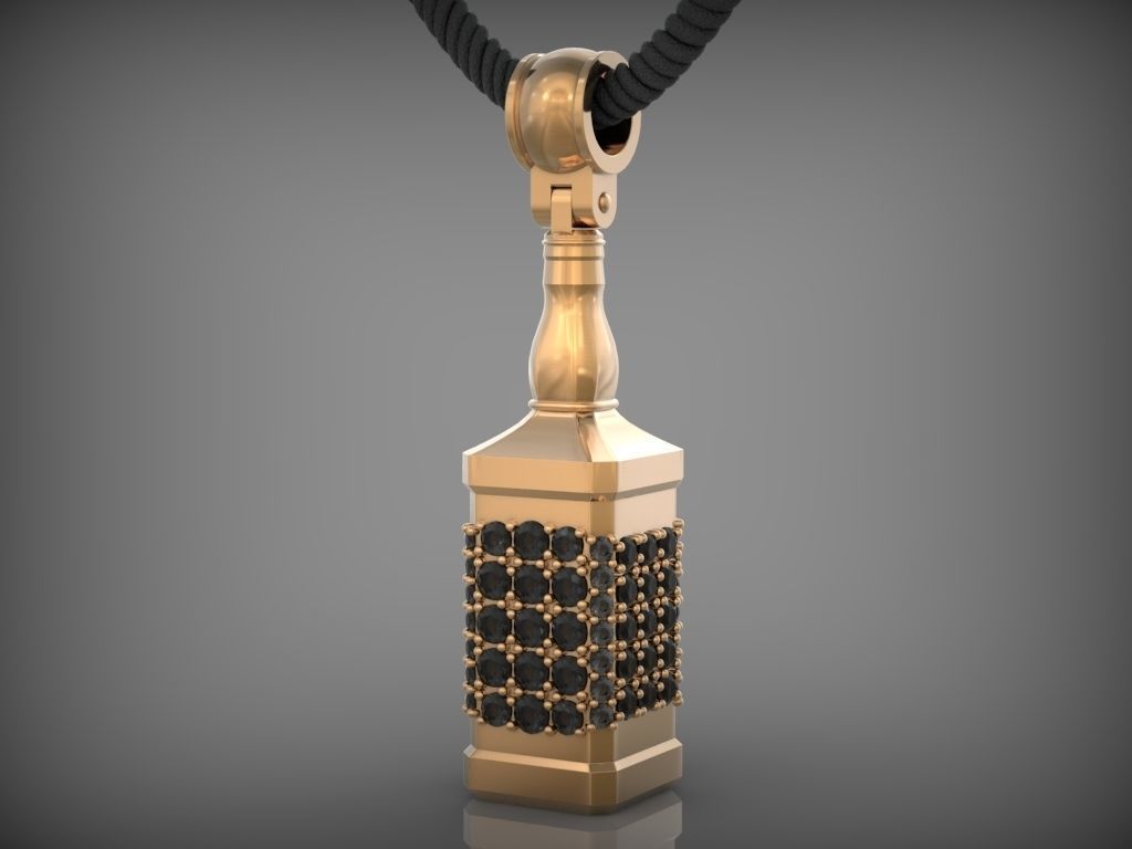 Pendant Bottle 1 3D print model_0