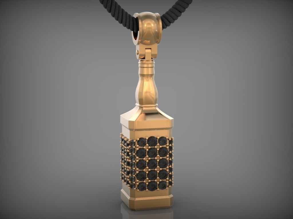 Pendant Bottle 1 3D print model_2