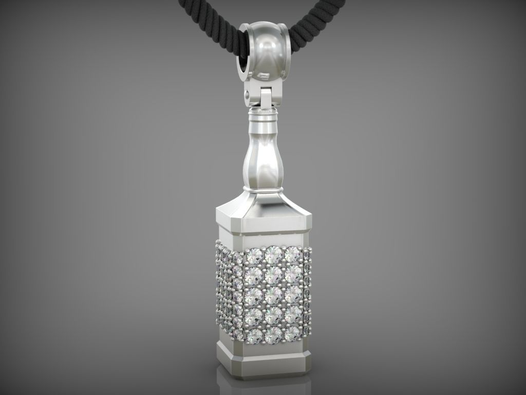 Pendant Bottle 1 3D print model_3