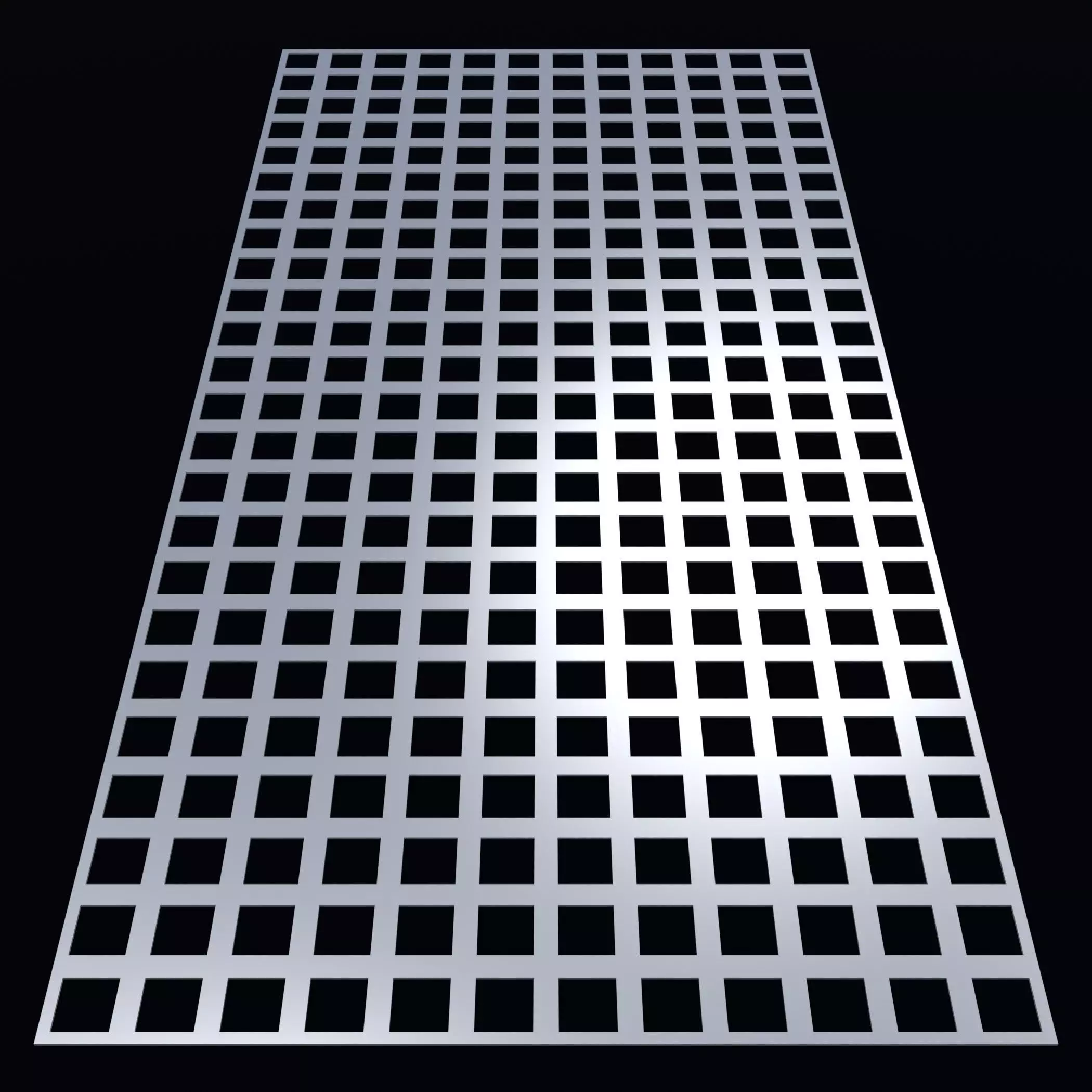 Perforated panel with 49 percent opening 25O119 3D model