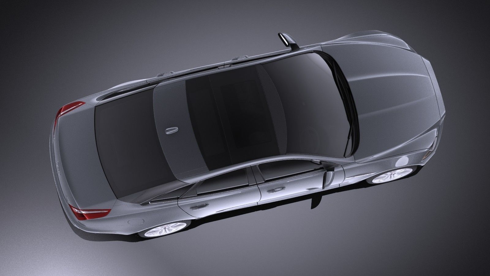 Jaguar XJ 2017 VRAY 3D model_7