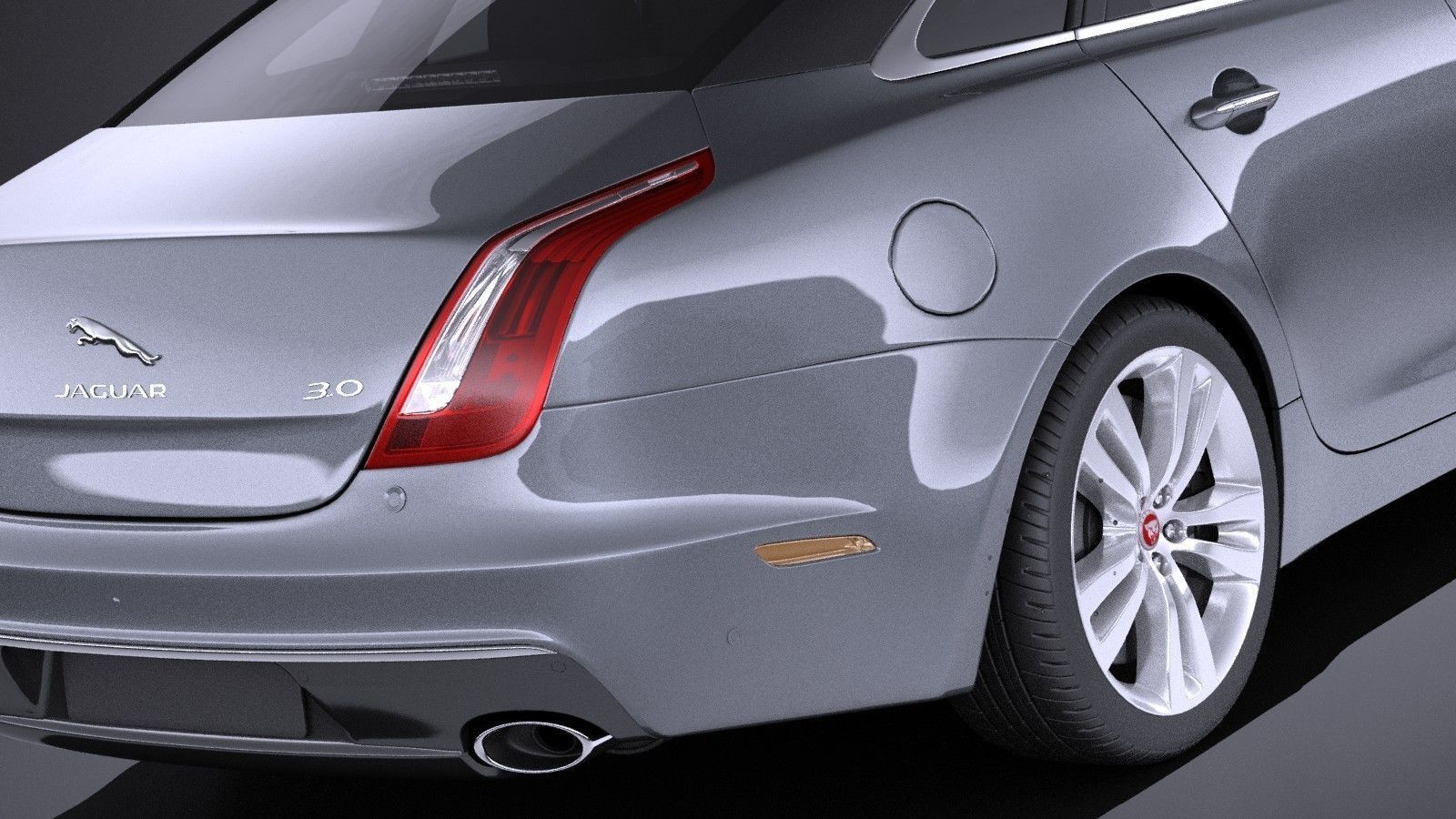 Jaguar XJ 2017 VRAY 3D model_3
