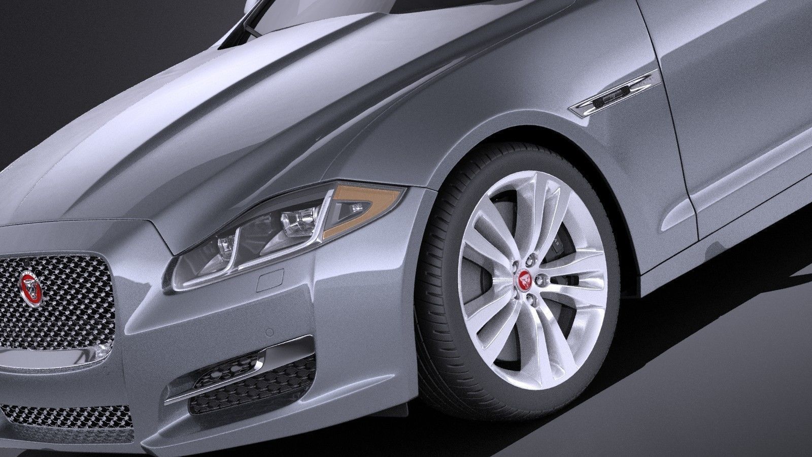 Jaguar XJ 2017 VRAY 3D model_2