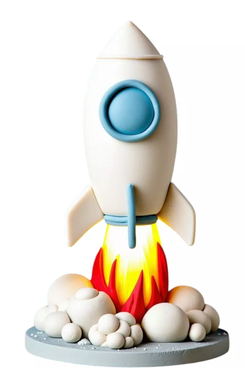 Cohete espacial 3D print model