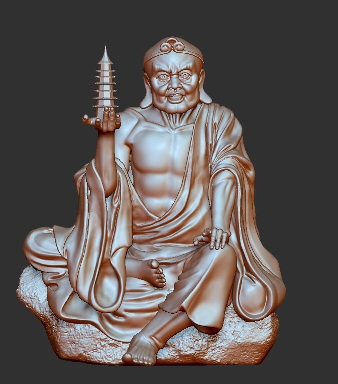 Buddhist 04 3D model_1